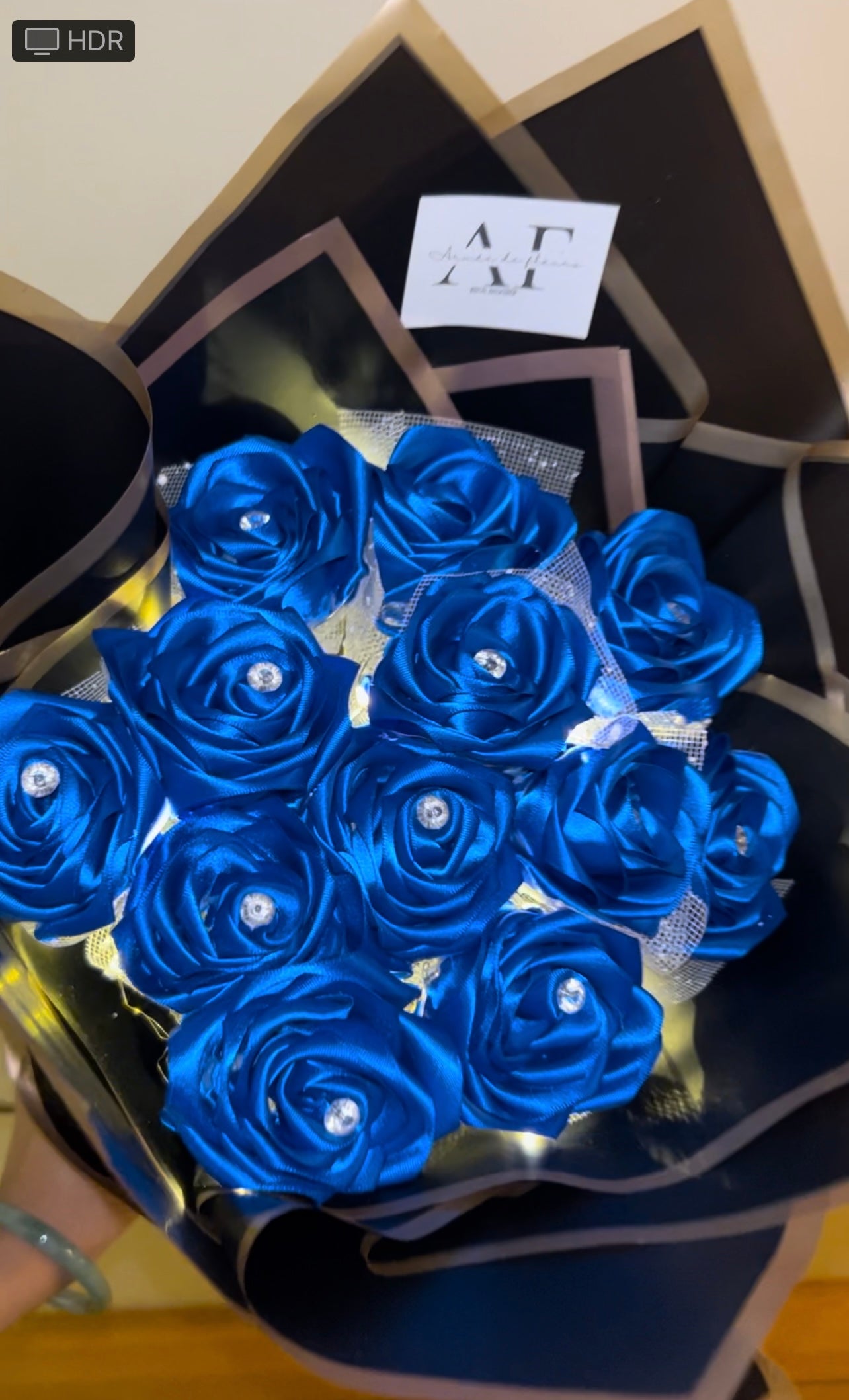 Dozen Royal Blue Roses